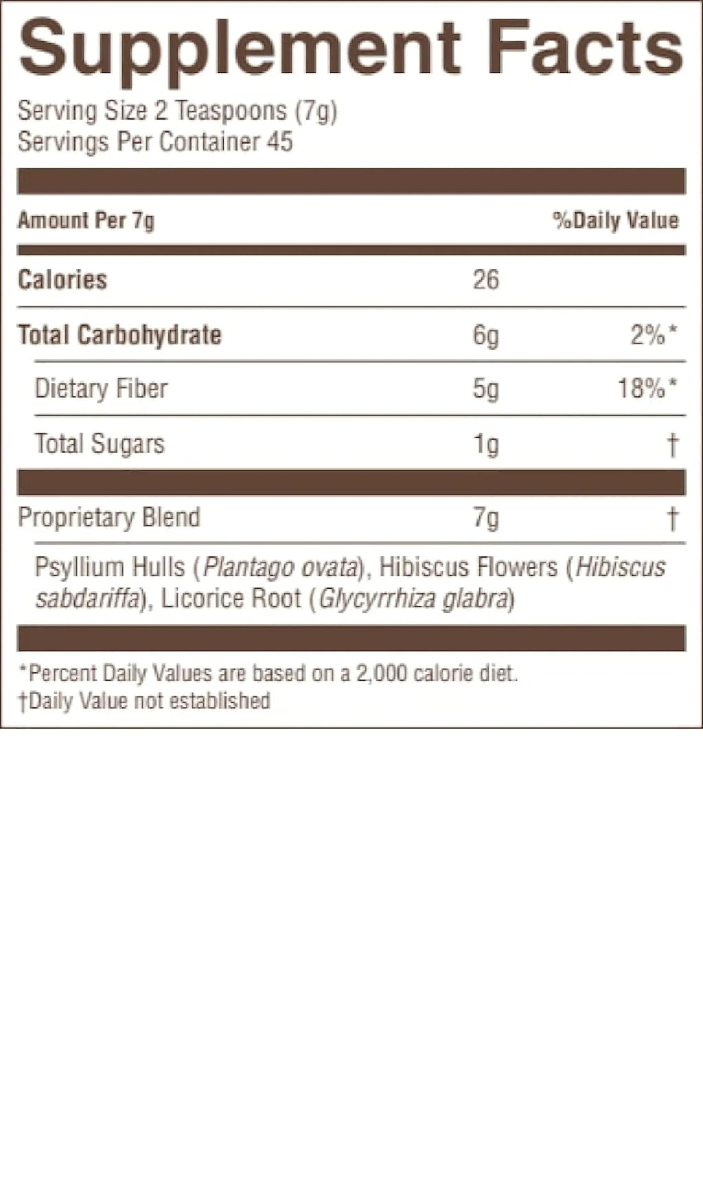 Psyllium Hulls Combination 11 Oz L76052