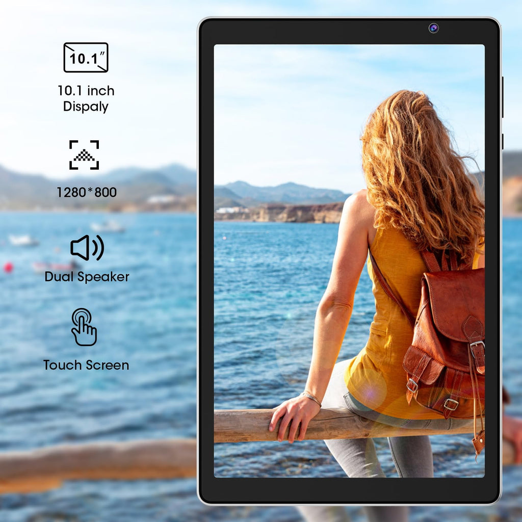 10 Inch Android Tablet 2GB RAM 32GB Storage Silver E77182