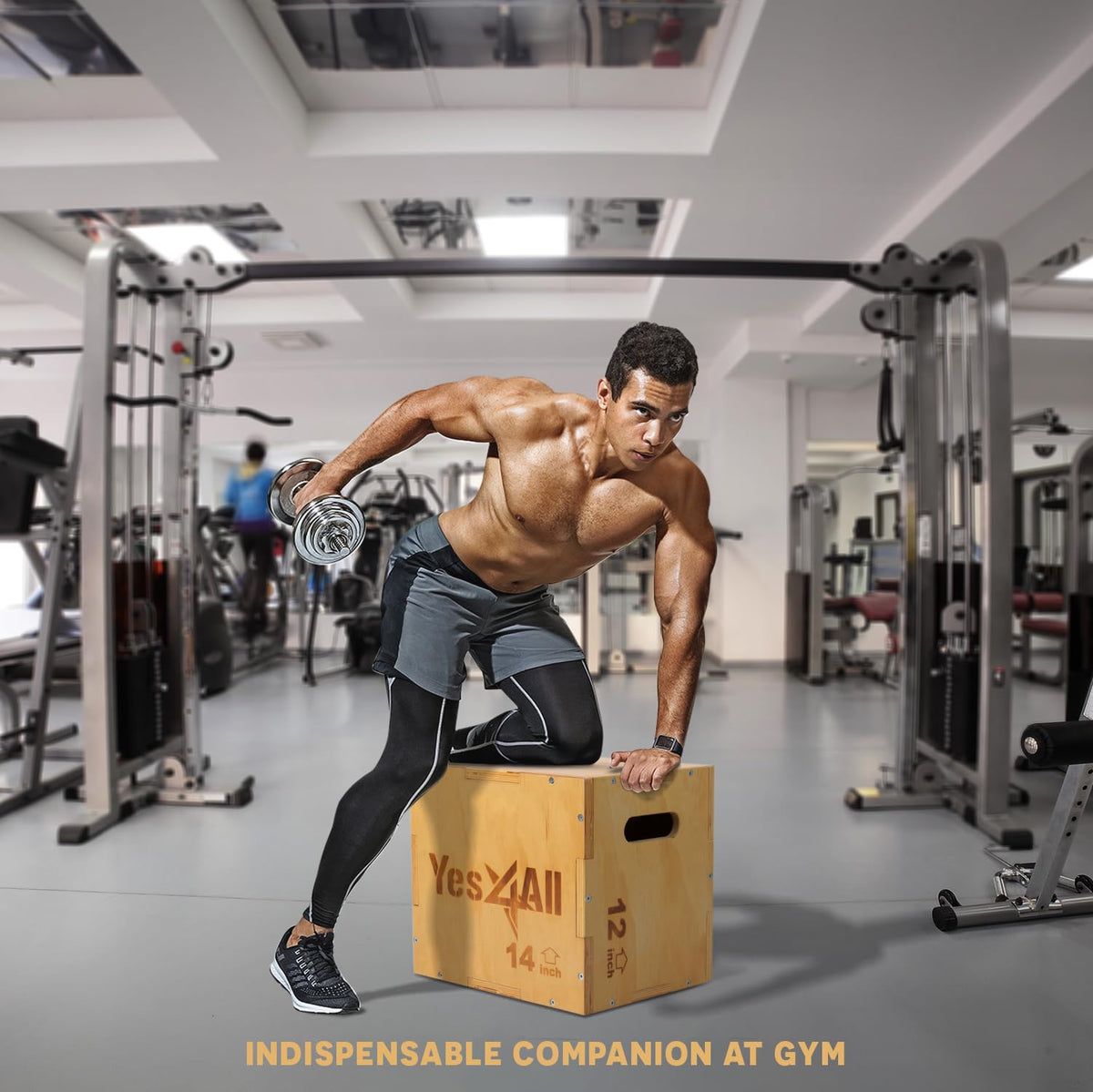 3-in-1 Wooden Plyo Box J1648