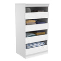 White 4 Drawer Wood Modular Storage Unit F3211