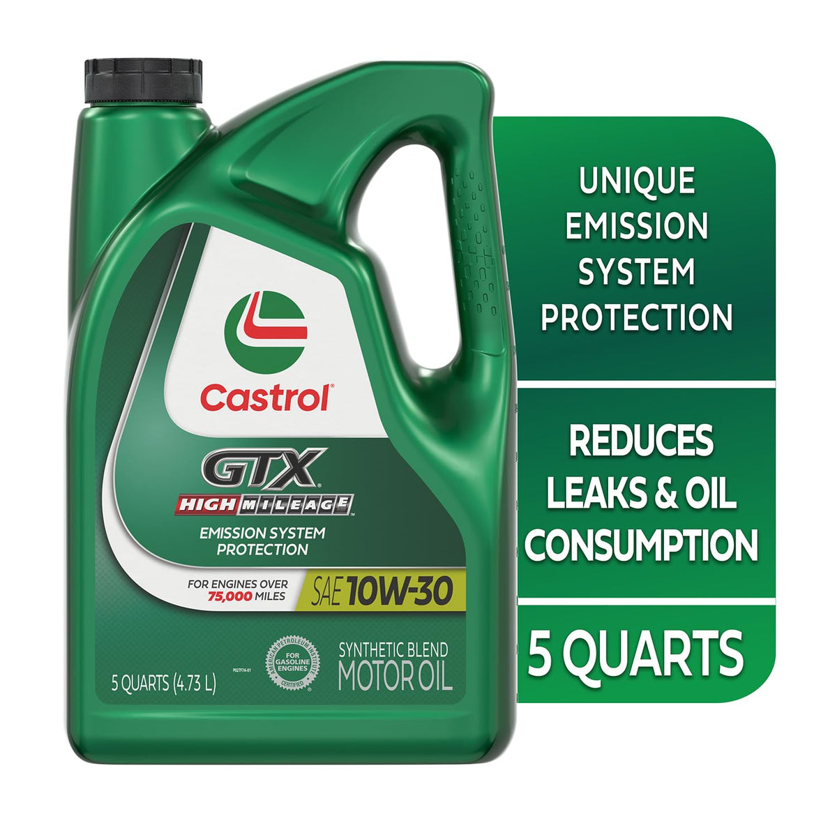 10W-30 Synthetic Blend Motor Oil, 5 Quarts X602095