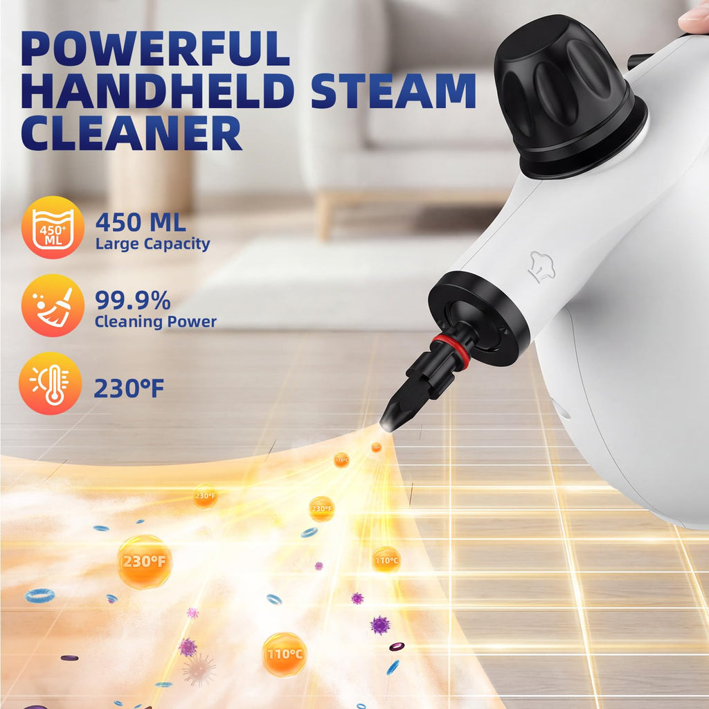 Handheld Steam Cleaner with 11PCS Accessories H28378