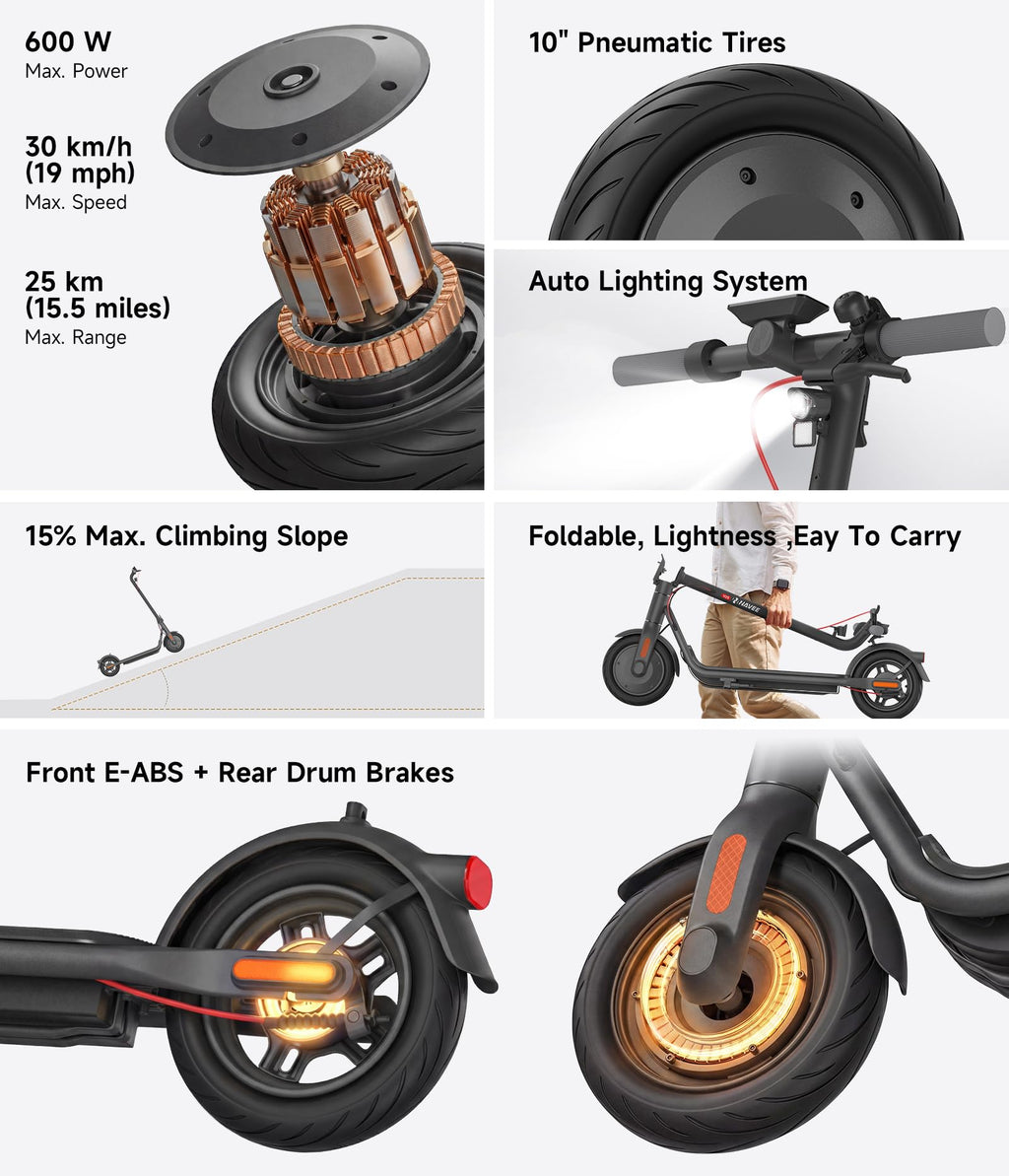 Electric Scooter with Dual Brake Suspension I510611