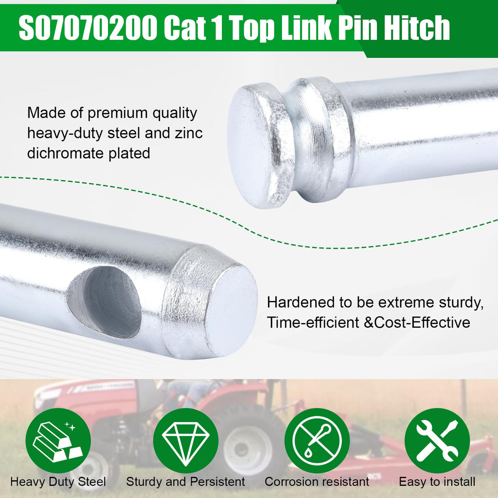 Cat 1 Tractor Top Link Pin Hitch 4 Pack R6122