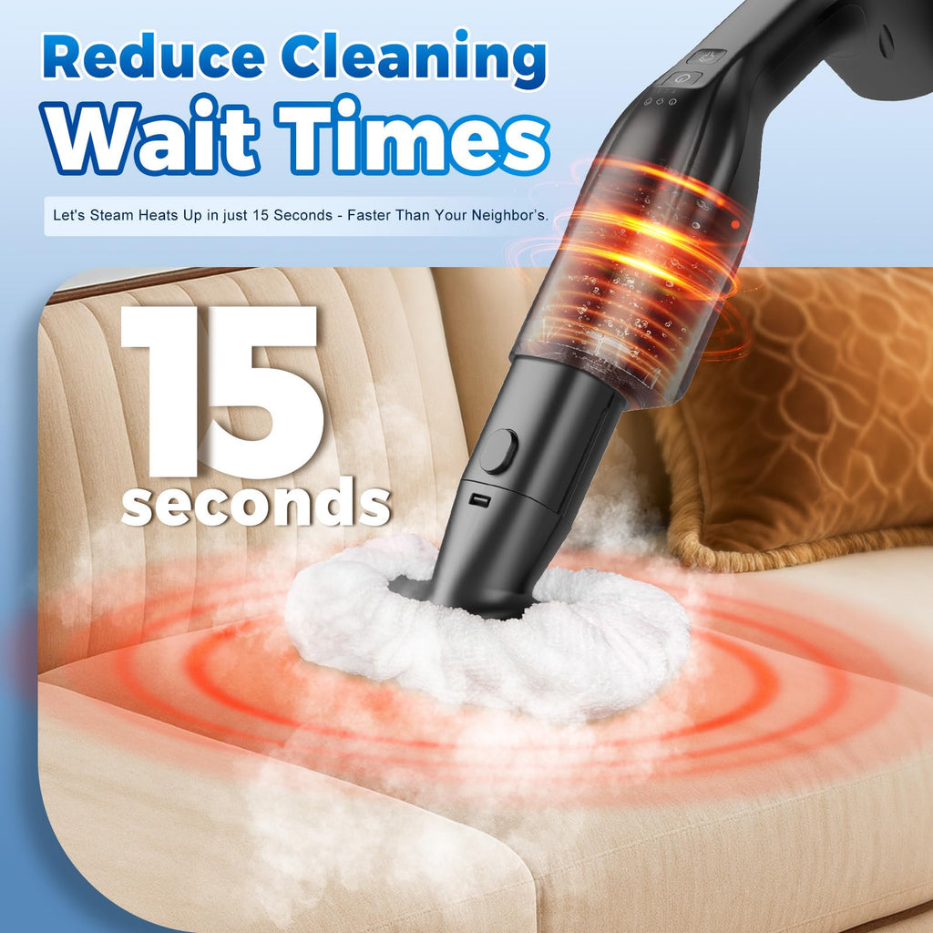 Heavy Duty Detachable Steam Mop Cleaner with 17 Accessories G8690