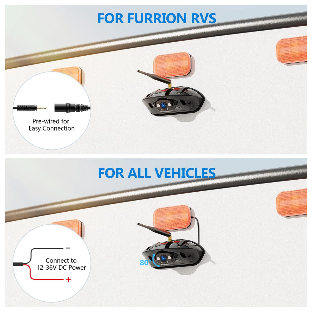 Wireless RV Backup Camera System A433840