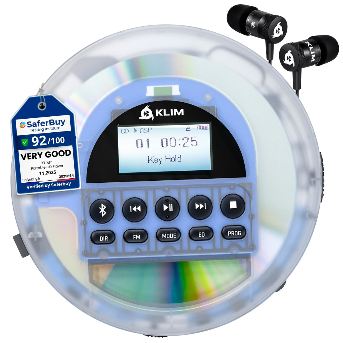 Portable CD Player with Headphones U9593