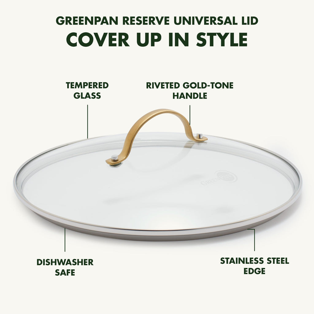 10" Tempered Glass Lid for Cookware G507