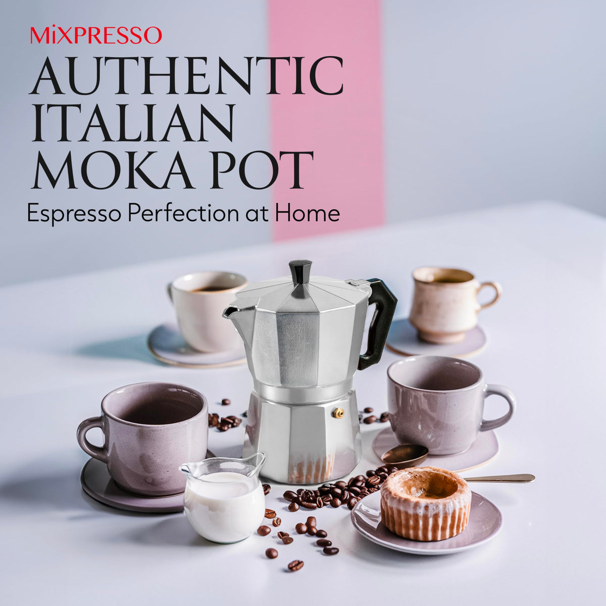 3 Cup Moka Pot Stovetop Espresso Maker R17245
