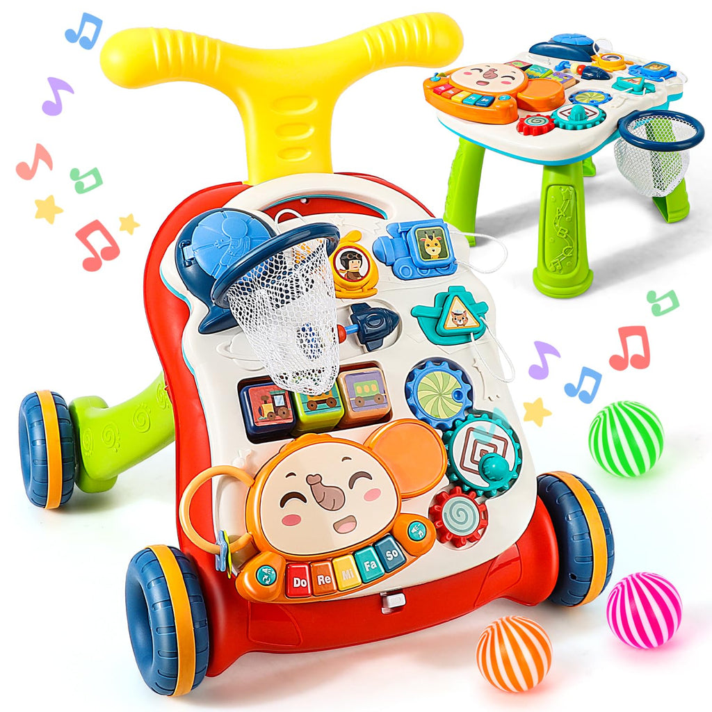 3-in-1 Baby Push Walker & Activity Center A7936