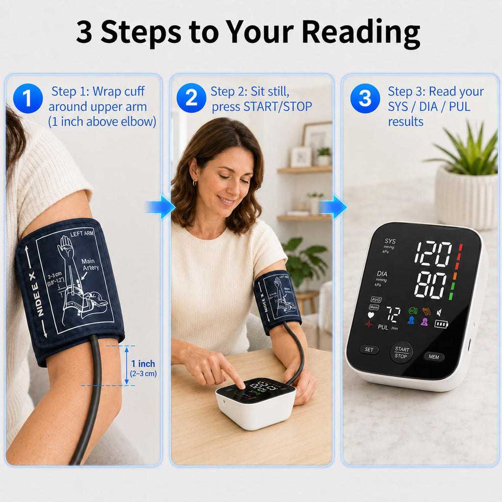 Blood Pressure Monitor with Wide Cuff H922755