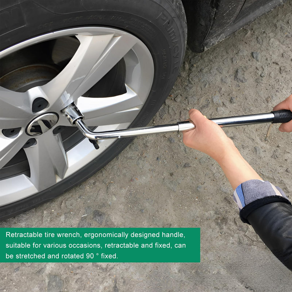 2 Ton Portable Scissor Jack Kit with Lug Wrench Q8487