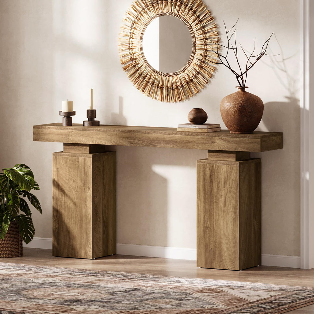 63-Inch Farmhouse Console Table M375