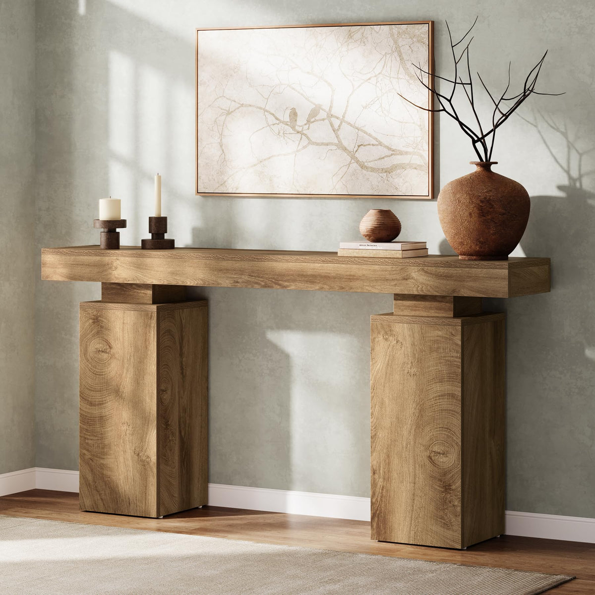 63-Inch Farmhouse Console Table M375