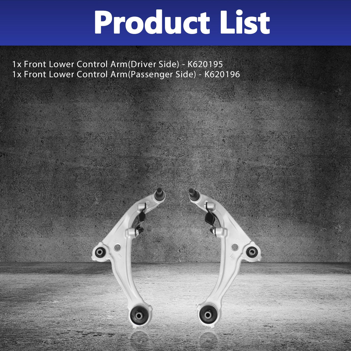 Lower Control Arm with Ball Joint Assembly O334727