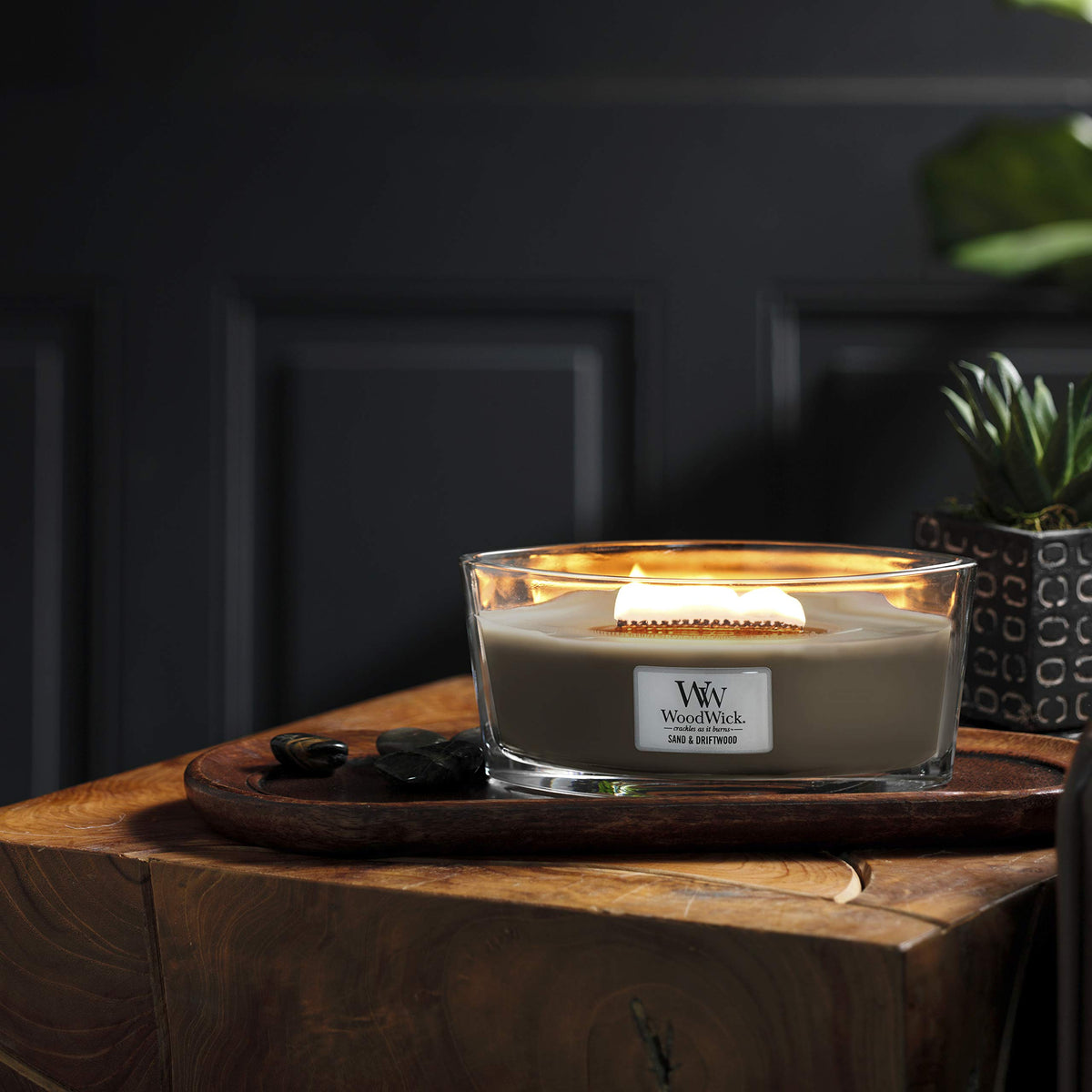 Scented Candle with Crackling Wick N211198