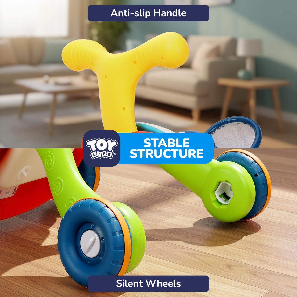 3-in-1 Baby Push Walker & Activity Center A7936
