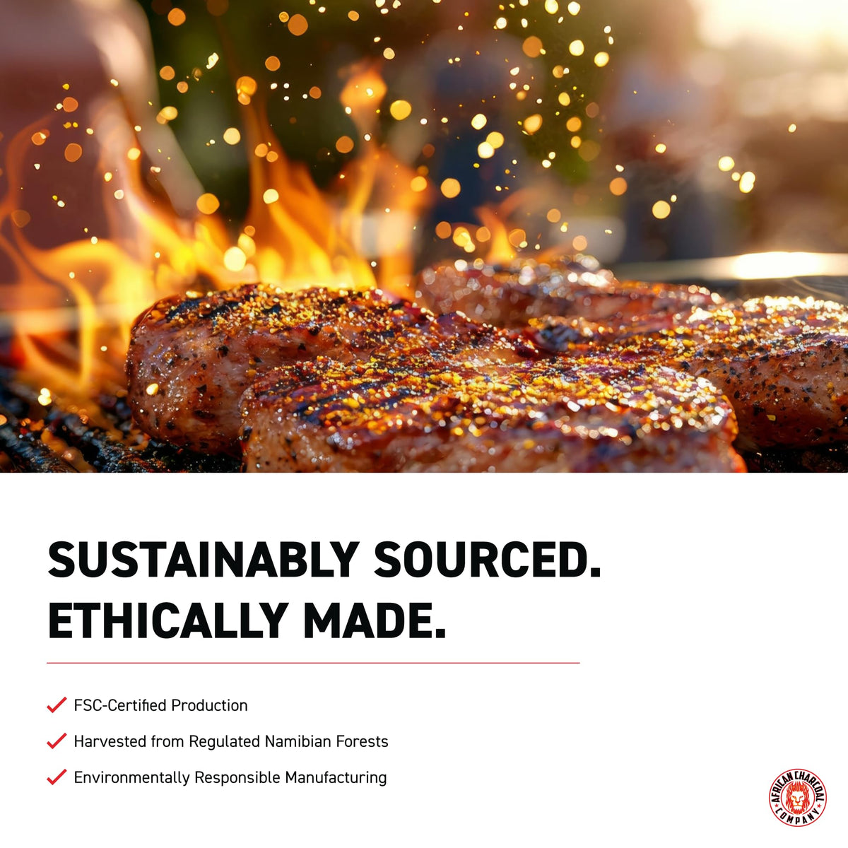 17.8 lb Natural Hardwood Lump Charcoal F59398