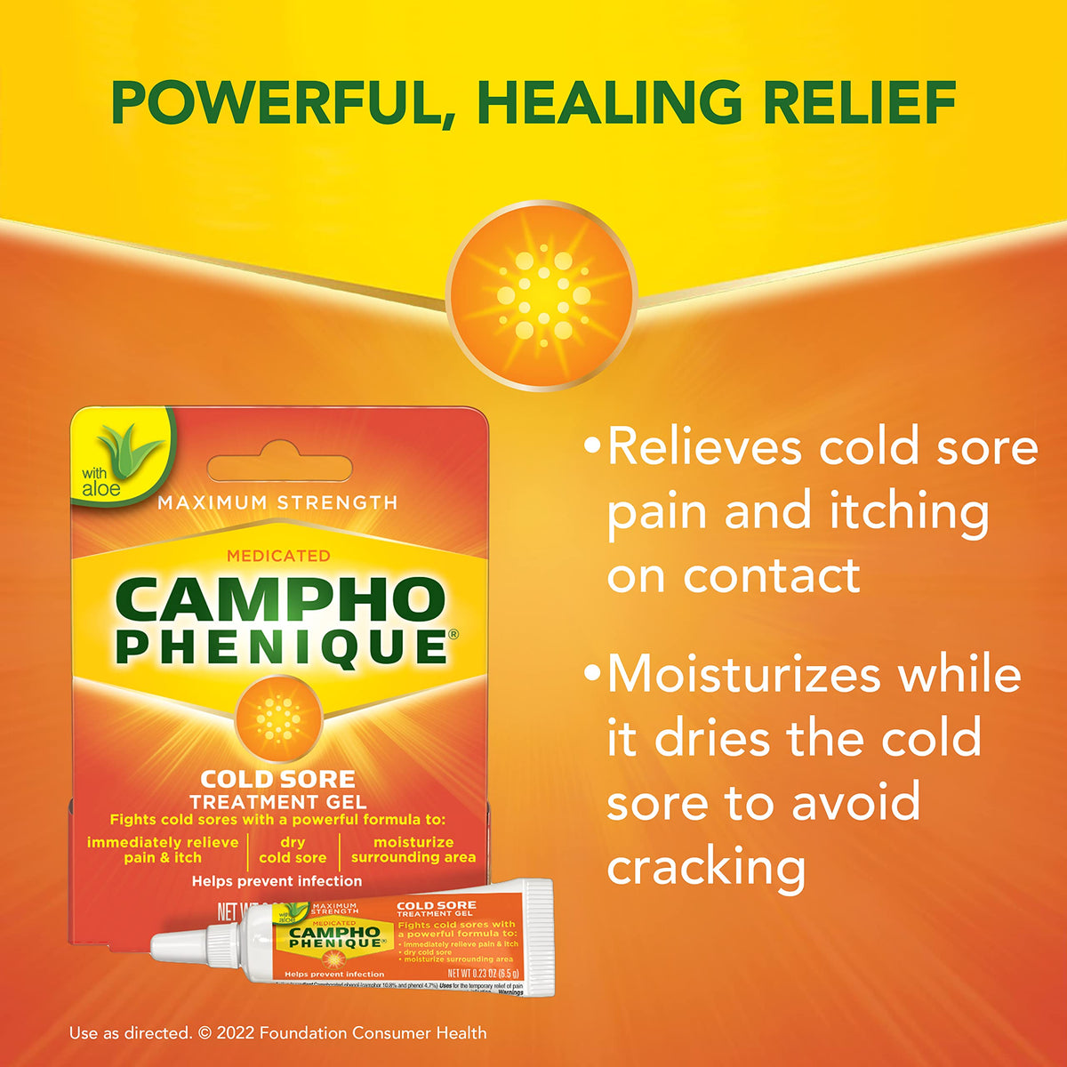 Cold Sore Treatment Gel 0.23 Oz B9440