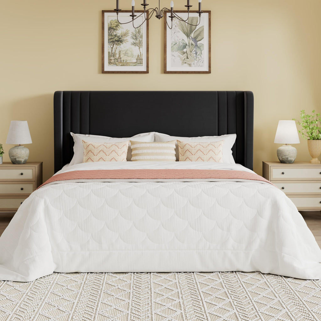Queen Velvet Upholstered Bed Frame Q631