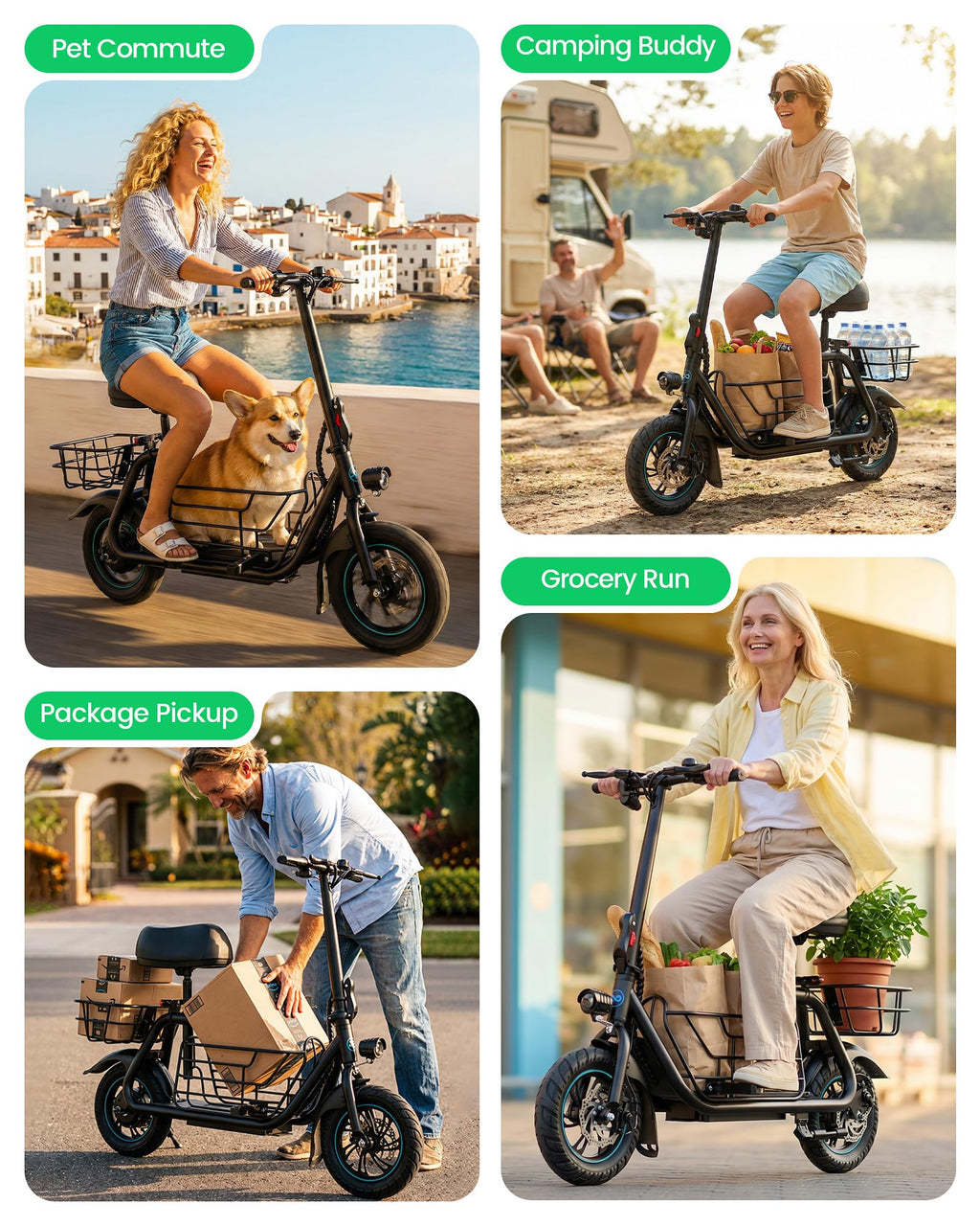 Electric Scooter with Seat R777331
