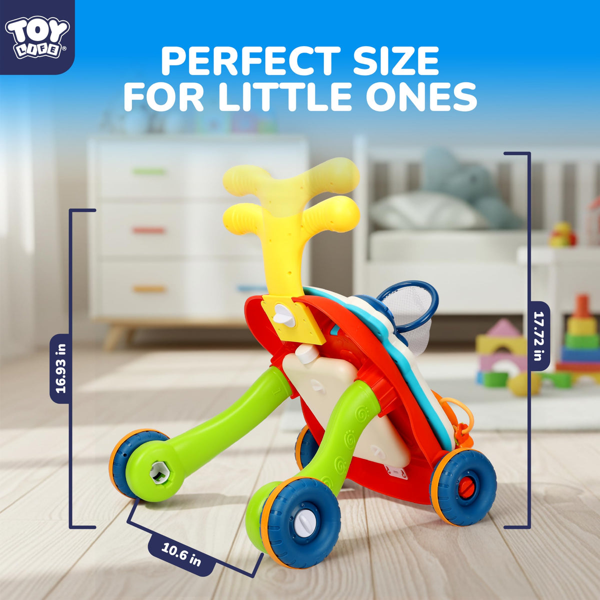 3-in-1 Baby Push Walker & Activity Center A7936