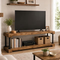 Solid Wood TV Stand for 75-Inch TV I78611