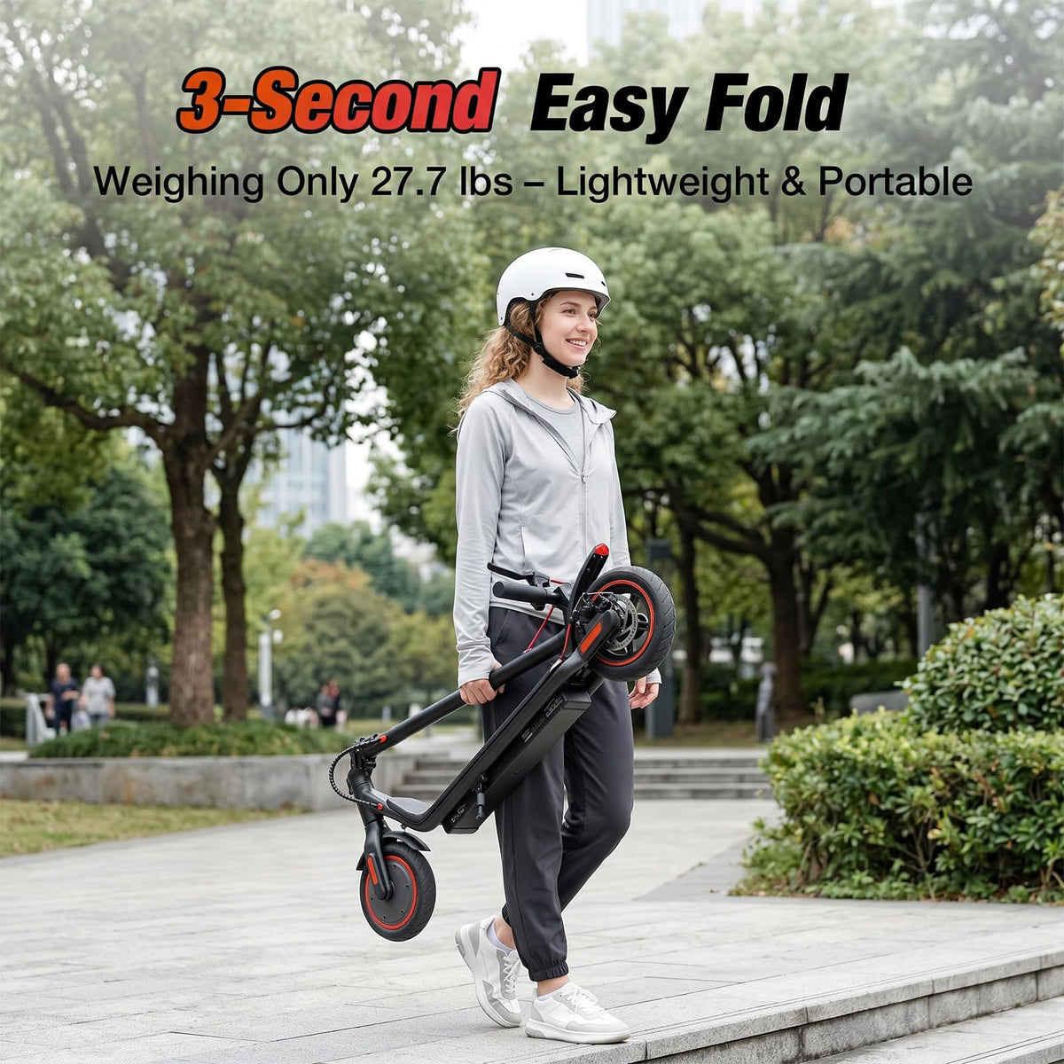 Electric Scooter with 8.5" Pneumatic Tires I601037