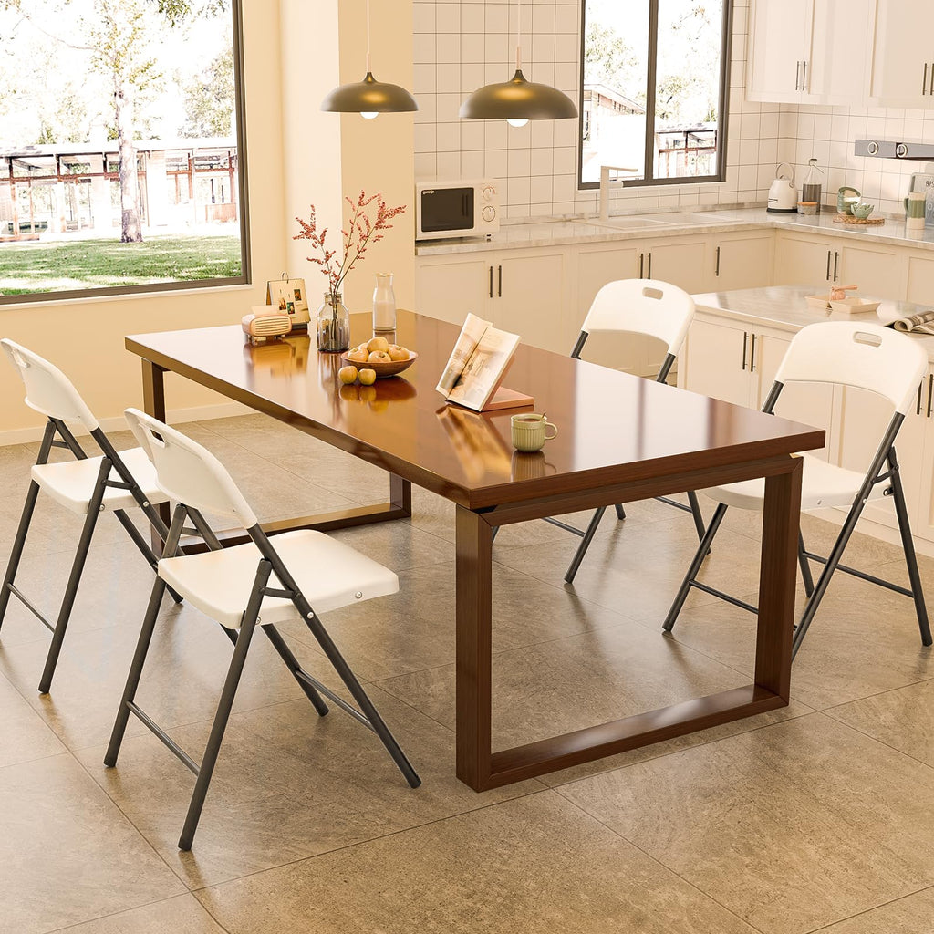 White Plastic Folding Chairs 10-Pack Y656673