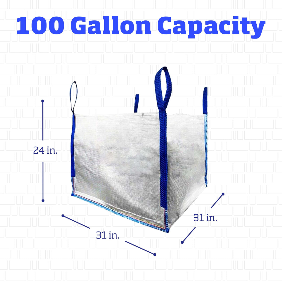 Heavy Duty 100 Gallon Bulk Bags R7808