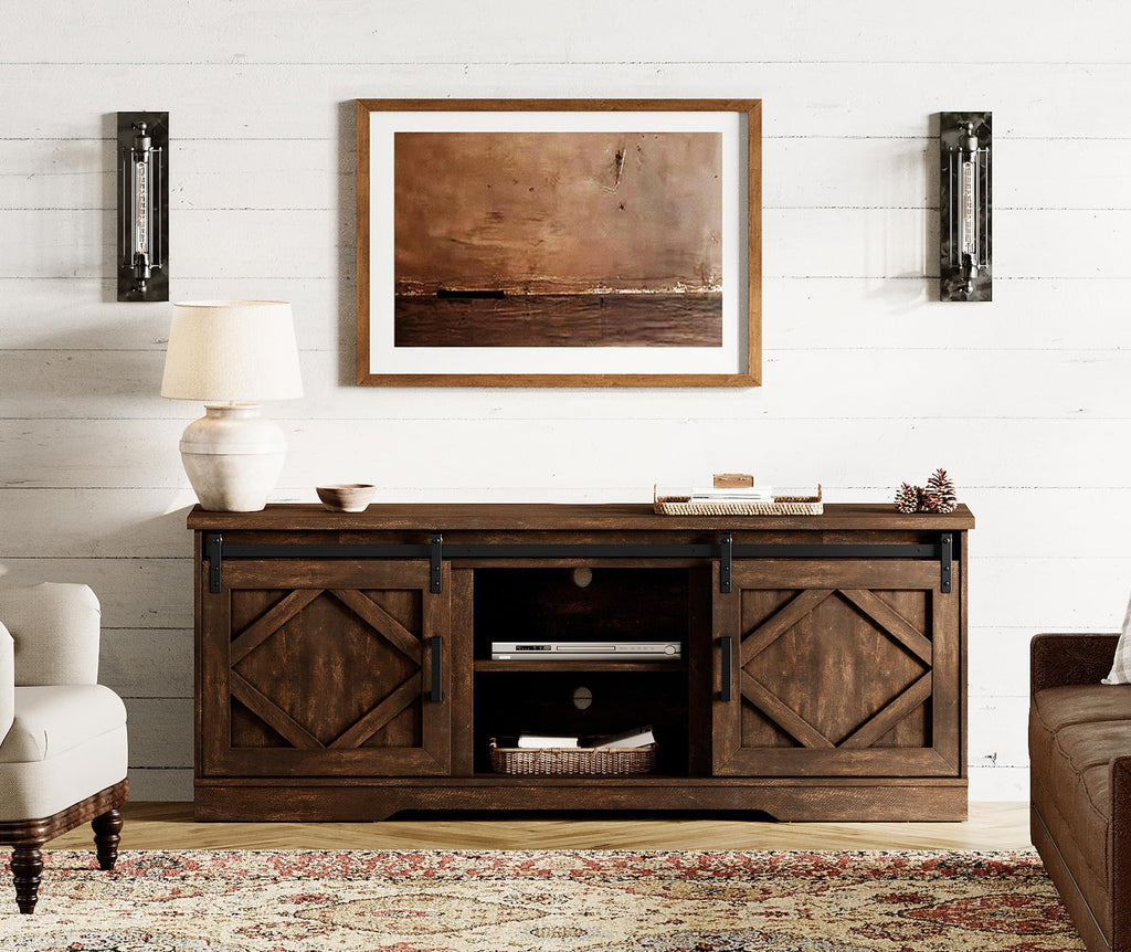 Farmhouse TV Stand for 60-75 inch TV E183