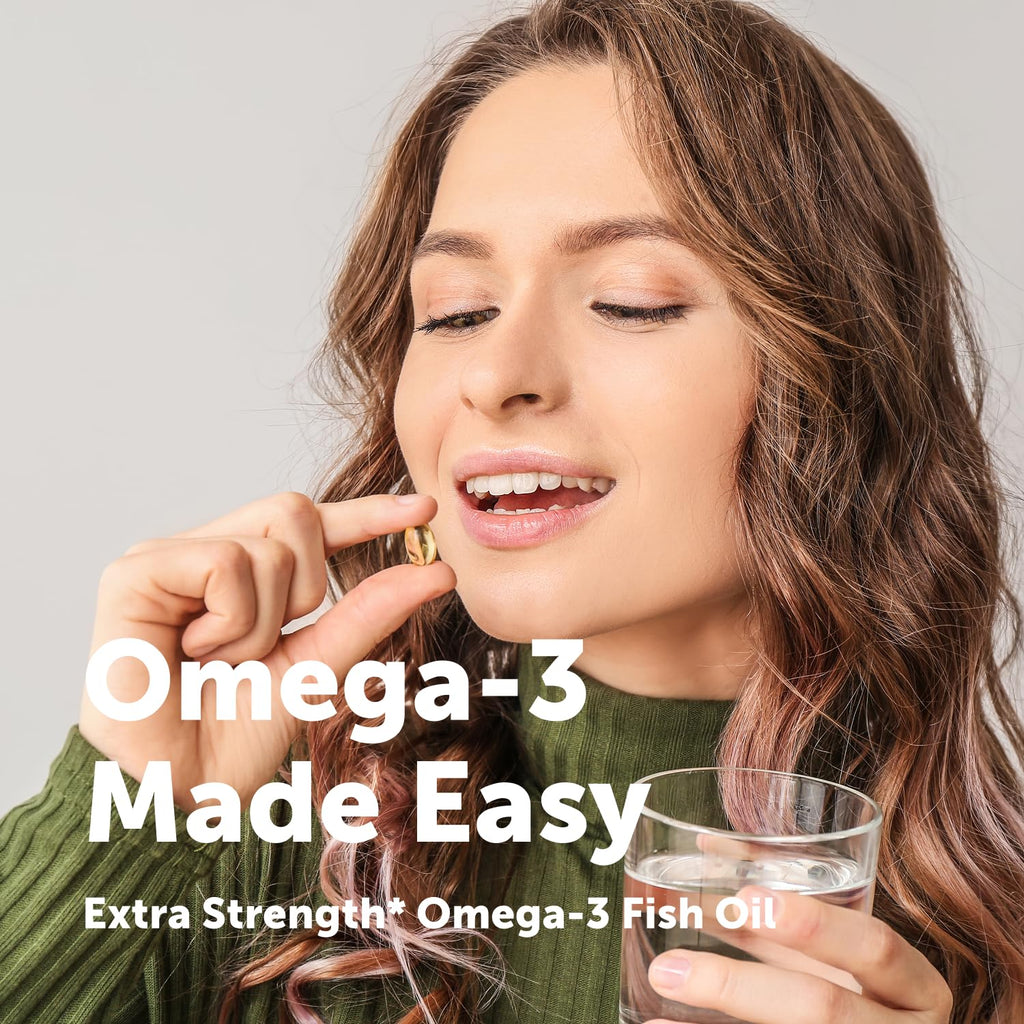 Omega-3 Fish Oil 1,000mg 300 Softgels Lemon Flavored D2618