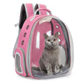 Cat Backpack Carrier Bubble Carrying Bag Pink M9430