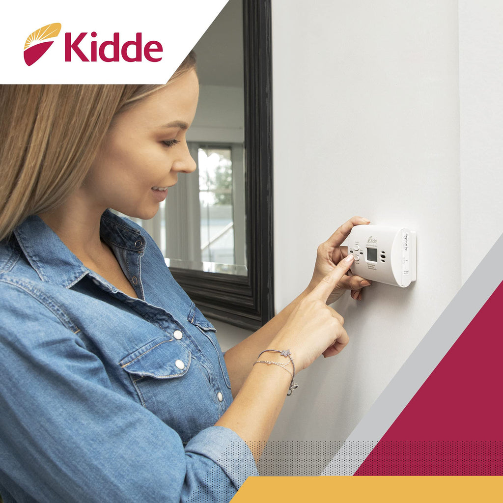 Carbon Monoxide Detector, AA Battery Powered CO Alarm H6643