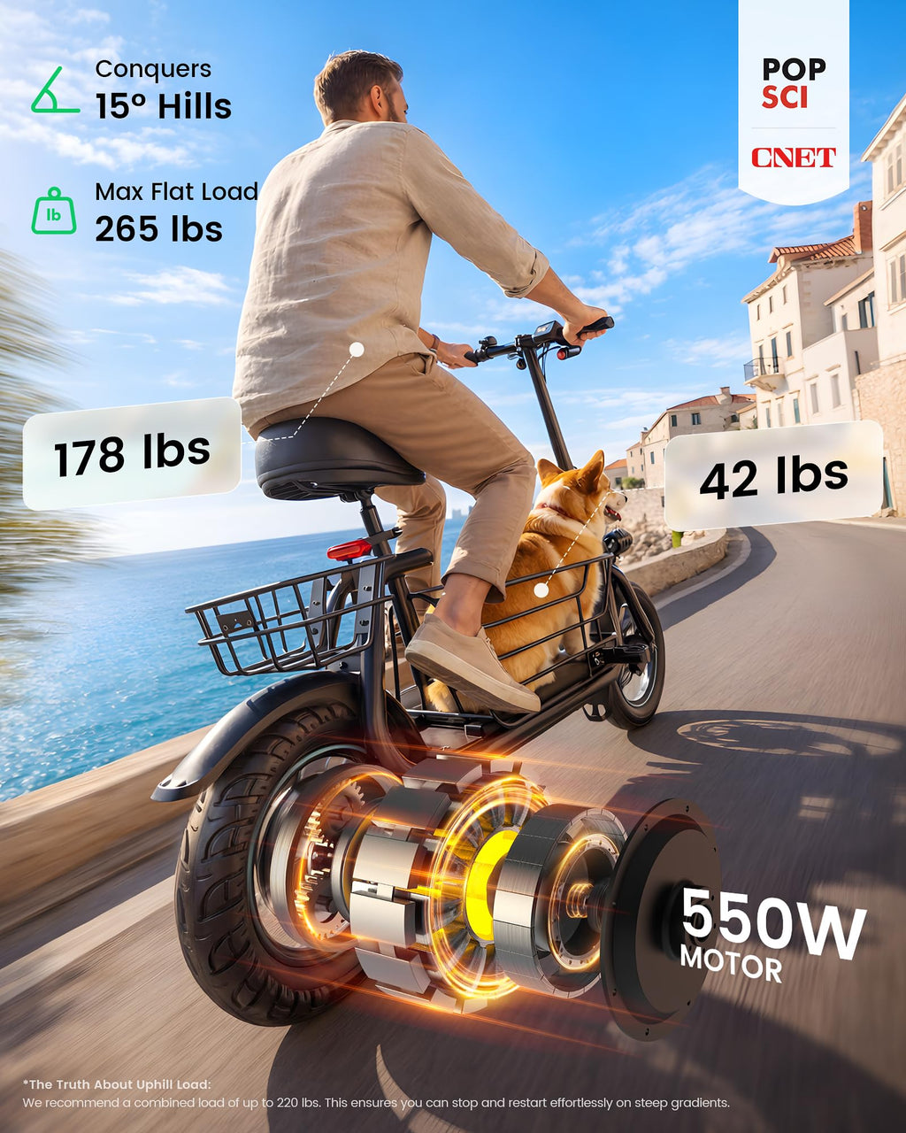 Electric Scooter with Seat R777331