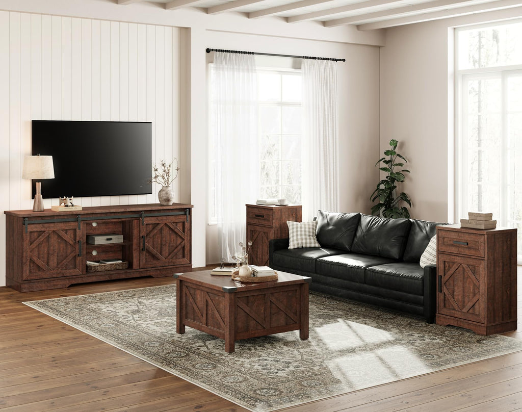 Farmhouse TV Stand for 60-75 inch TV E183