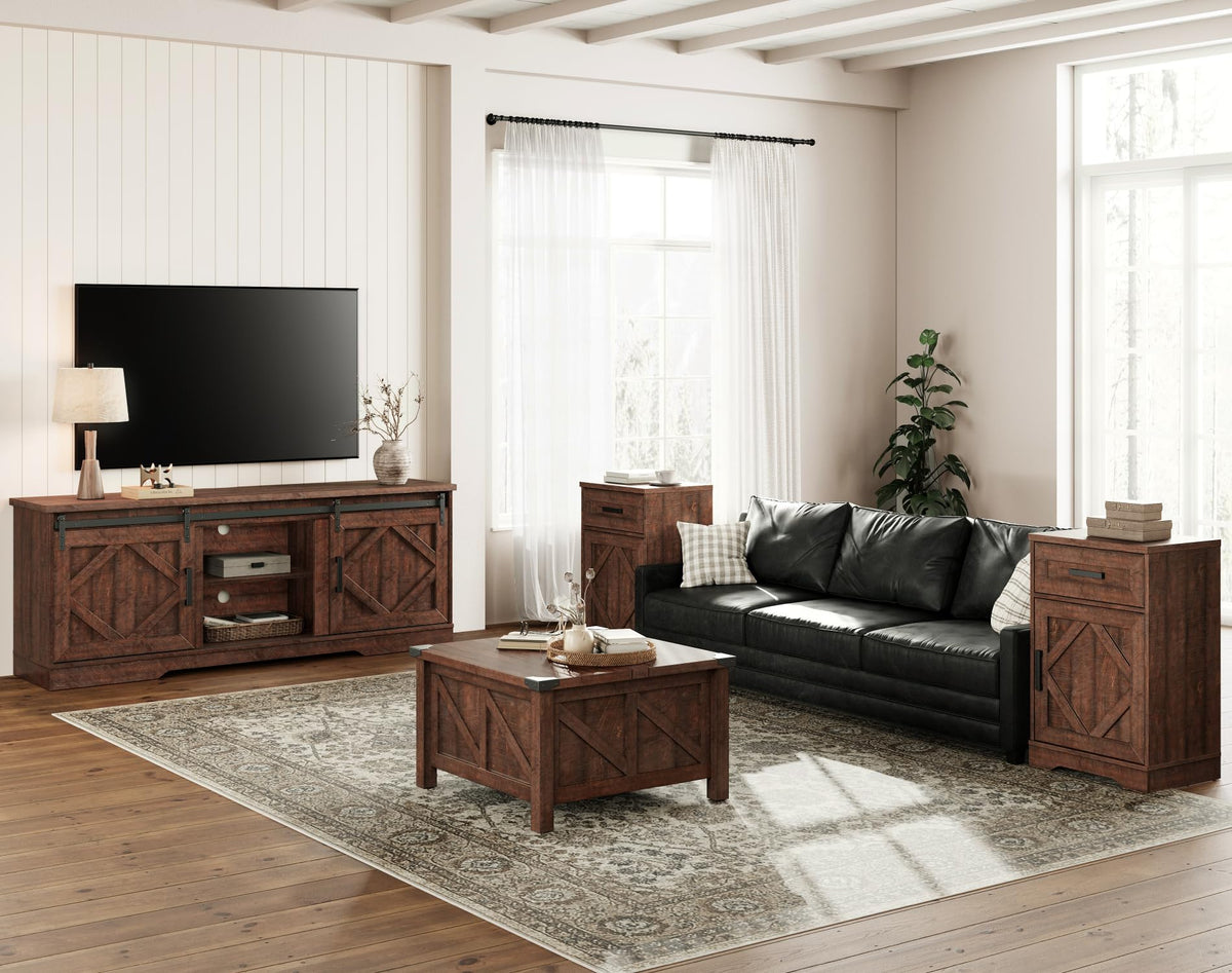 Farmhouse TV Stand for 60-75 inch TV E183