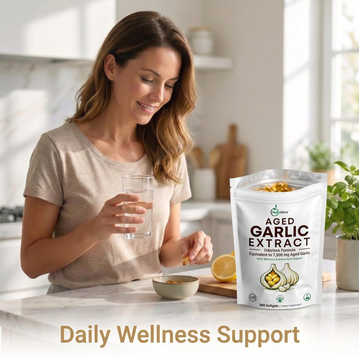 Aged Garlic Extract Softgels, 300 Softgels N925675
