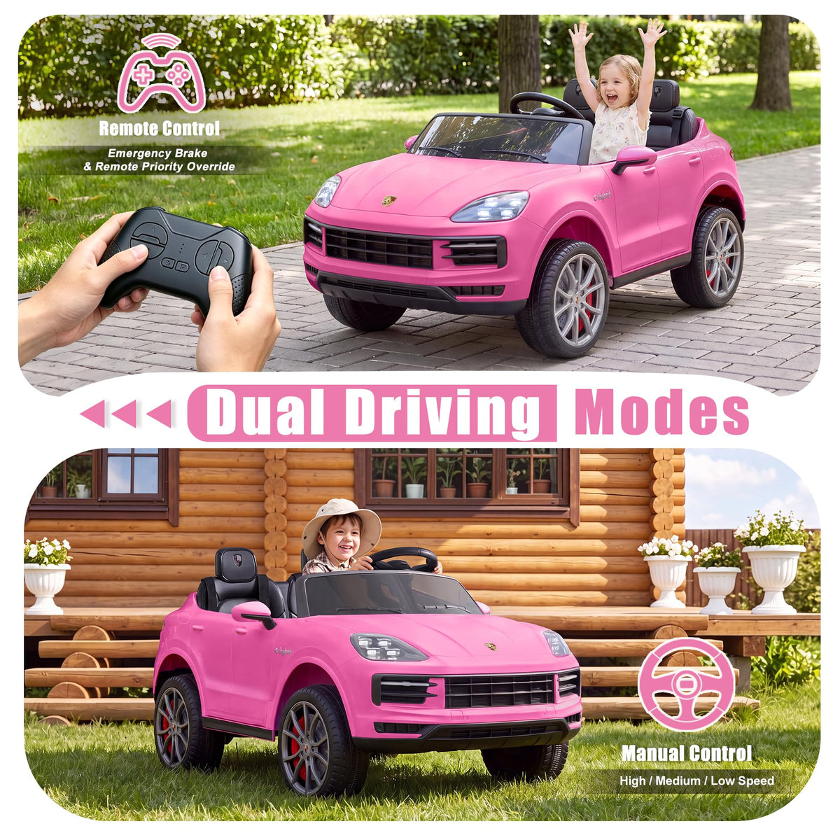 24v 2-Seater Ride On Car with Remote Control H75159
