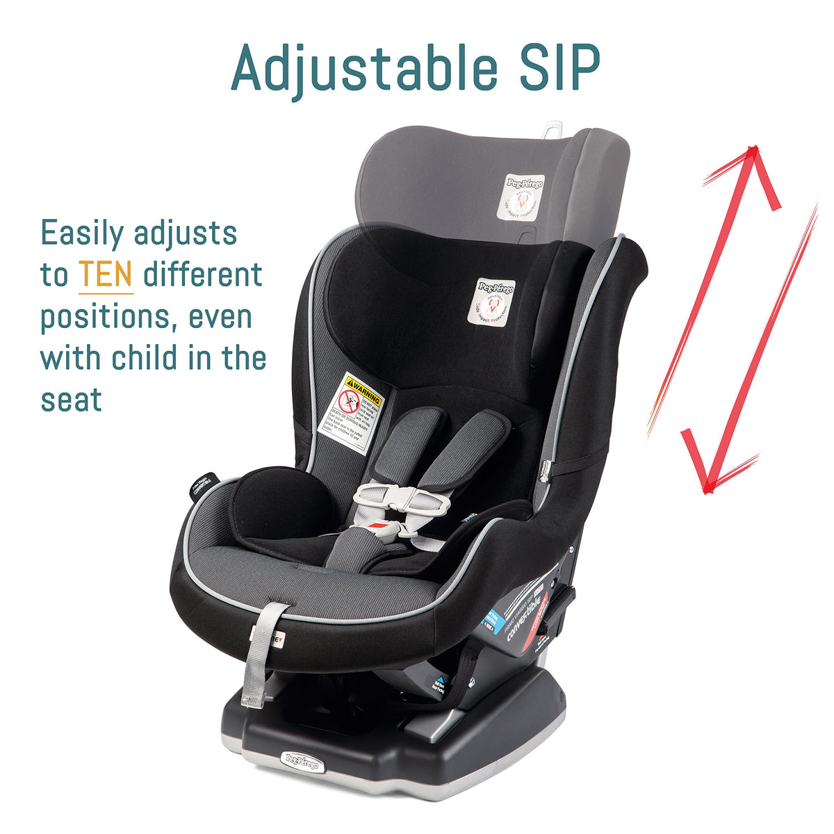Reversible Convertible Car Seat 5 to 65 lbs D119168