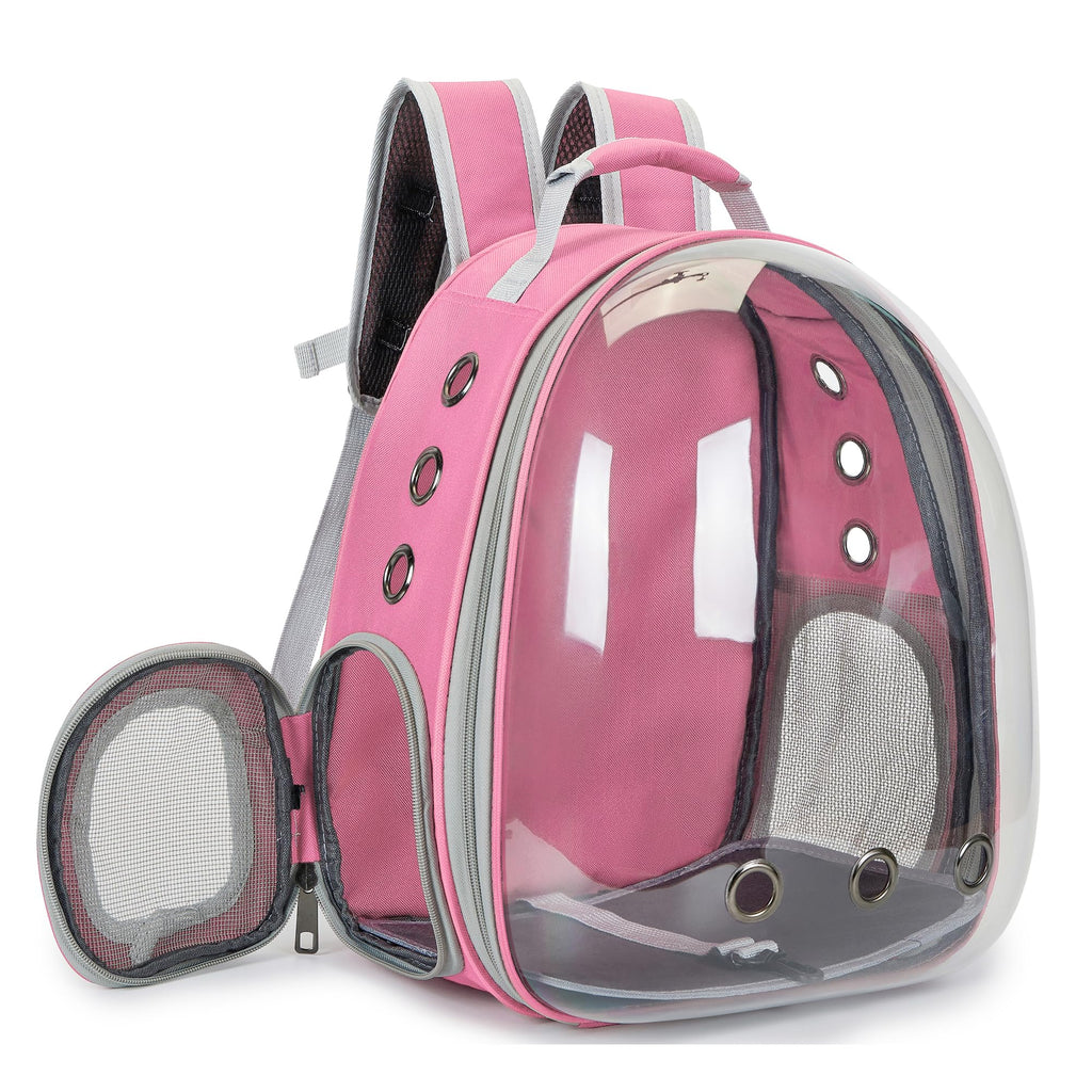Cat Backpack Carrier Bubble Carrying Bag Pink M9430