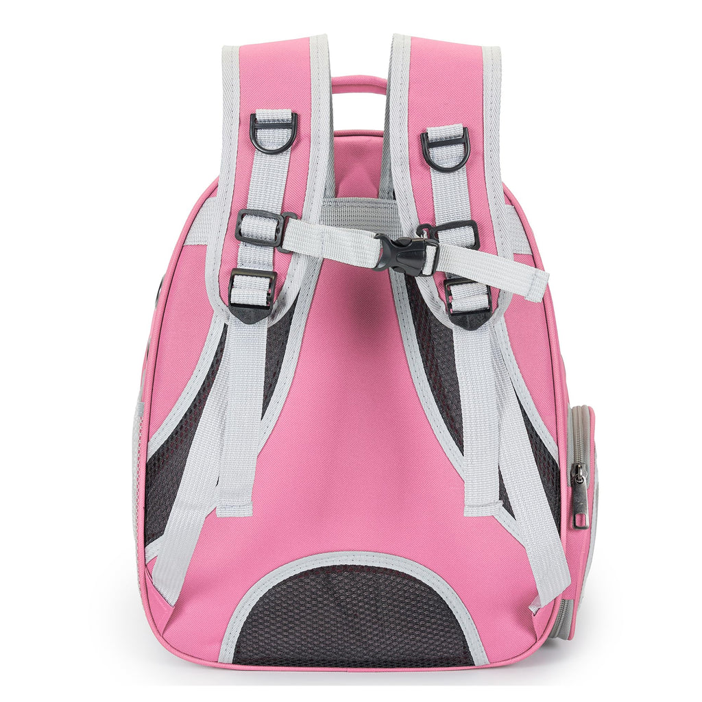 Cat Backpack Carrier Bubble Carrying Bag Pink M9430